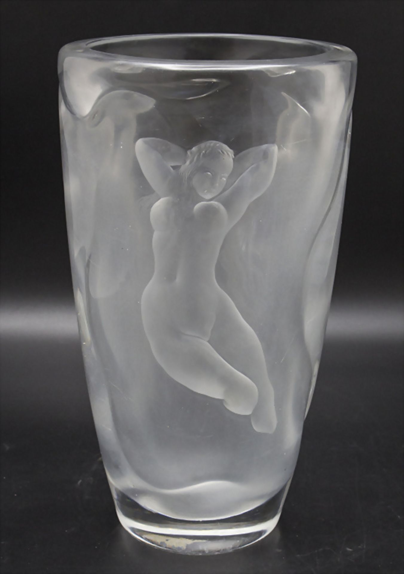 Glasziervase 'Drei Grazien' / A decorative glass vase 'Three Graces', Orrefors, Schweden, 1964 - Image 2 of 4