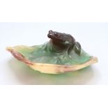 Schale mit Frosch / A bowl with a frog, Daum, um 1980