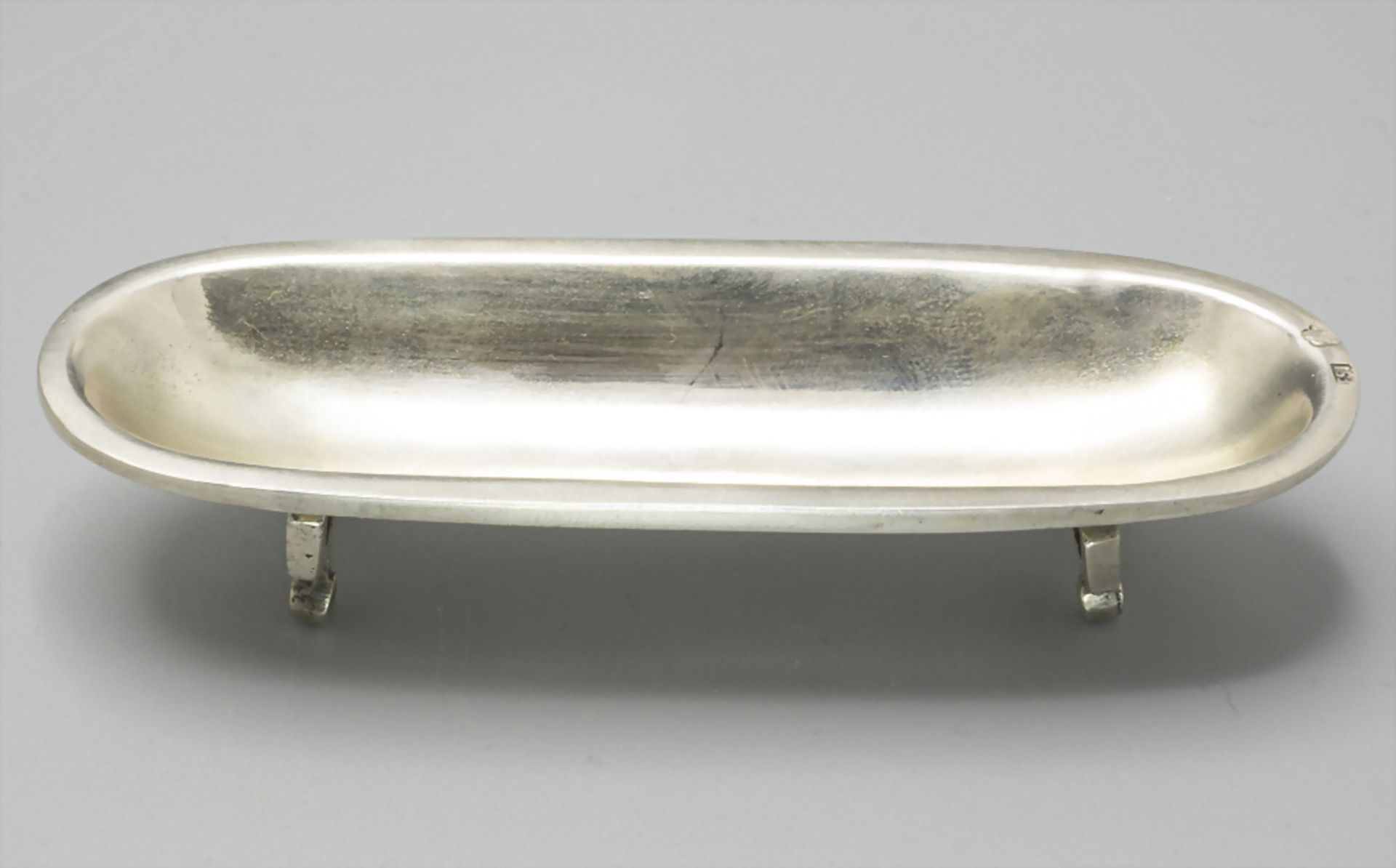 Zahnstocherhalter / A silver toothpick holder, Budapest, um 1900