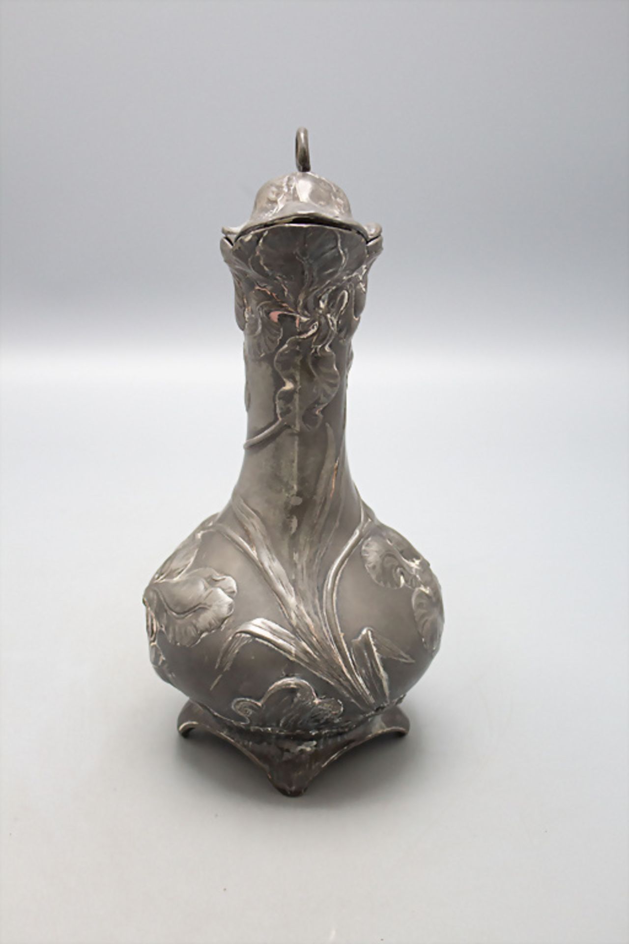 Jugendstil Schenkkrug / An Art Nouveau jug, WMF, Geislingen, um 1900 - Bild 2 aus 7