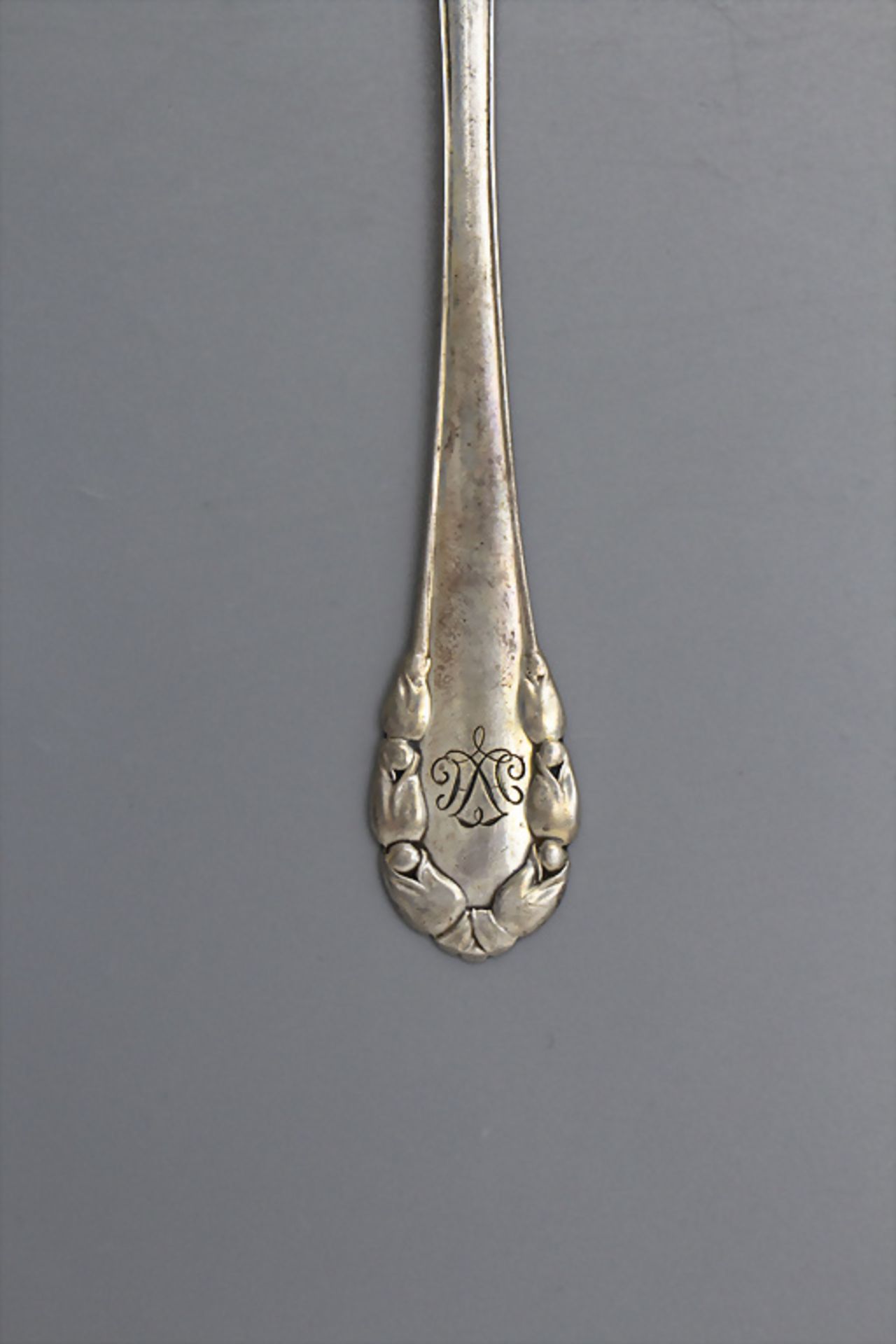 Aufschnittgabel 'Maiglöckchen' / A silver serving fork 'Lily of the Valley, Georg Jensen, ... - Bild 3 aus 5