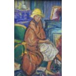 Victor Bailly, 'Frau mit gelbem Hut' / 'A lady with a yellow hat', 20. Jh.