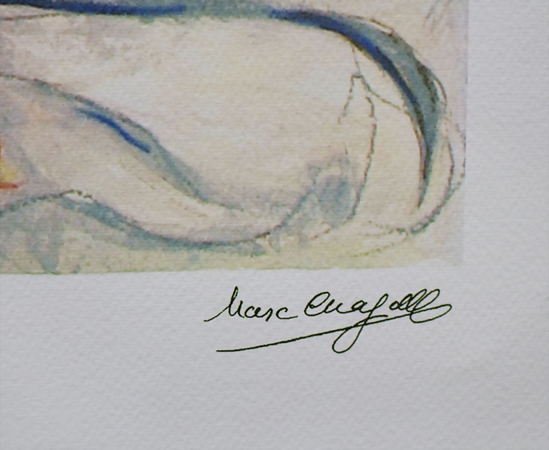 Marc CHAGALL (1887-1985), 'Les lupins bleus' / 'Die blauen Lupinen', ca. 1985 - Bild 3 aus 4