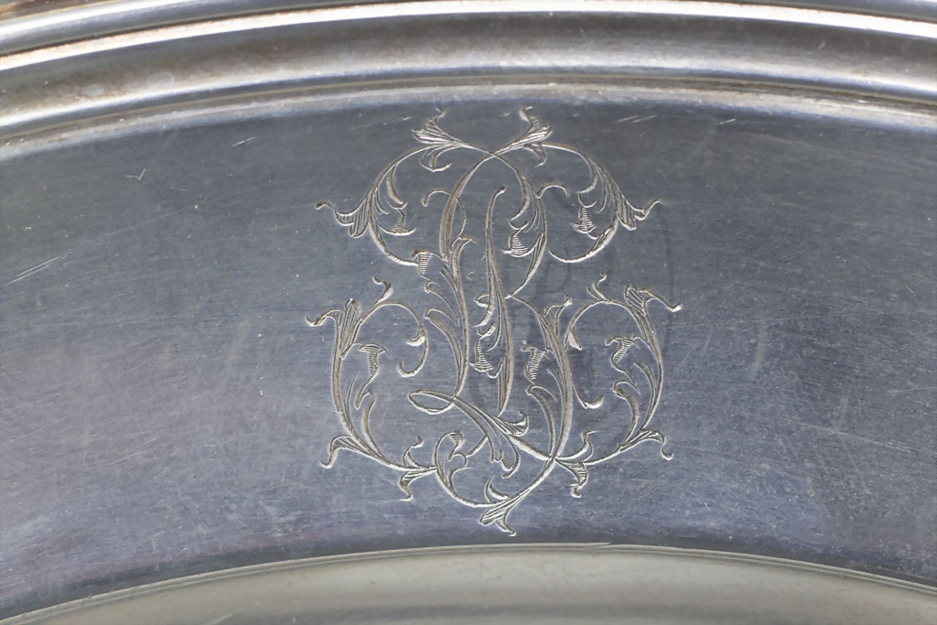 Runde Platte / A silver tray, Alexandre Thierry, 1823-1839 - Bild 4 aus 5
