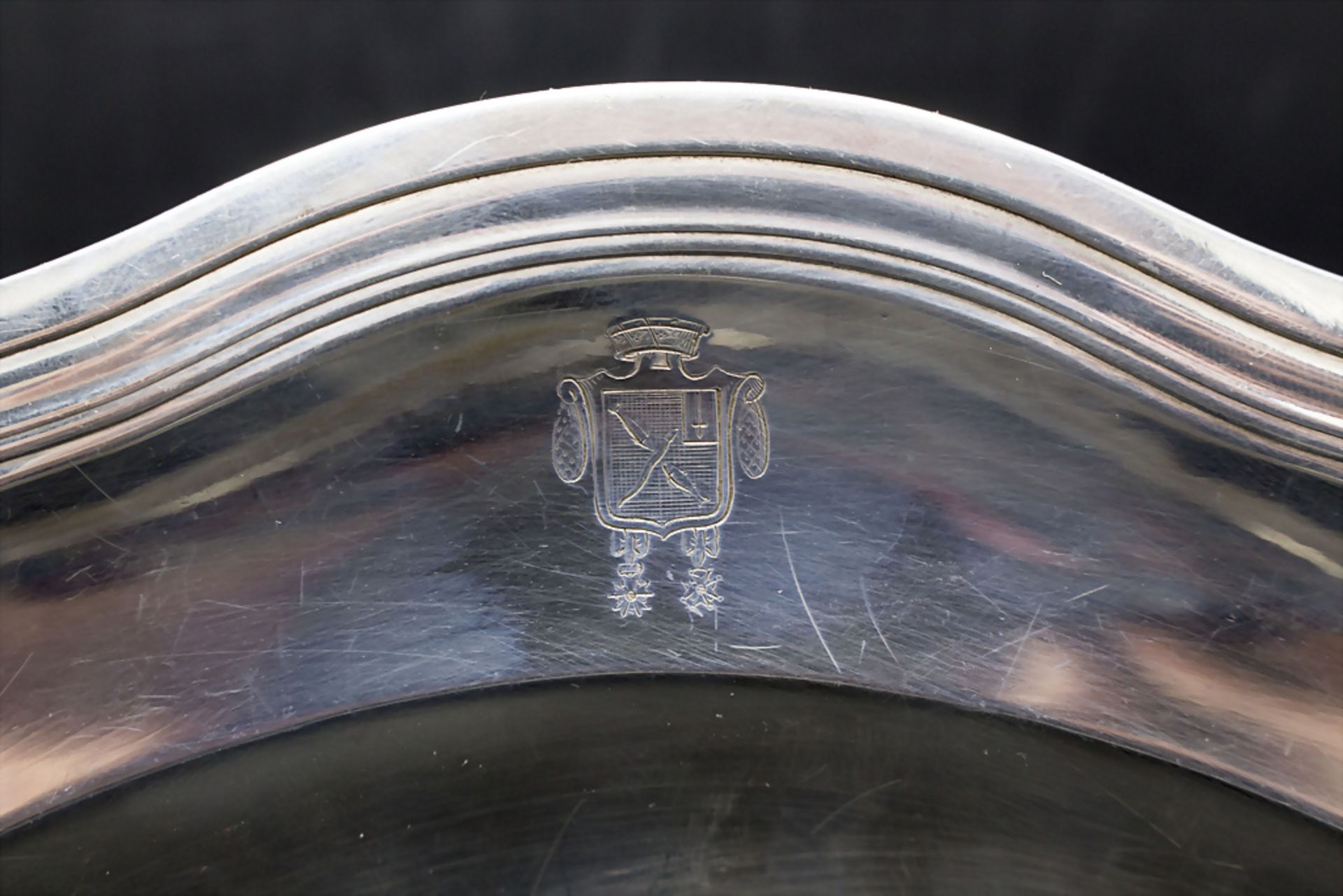 Barock Teller / A Baroque silver plate, Antoine Lucas, Paris, 1781-1789 - Image 3 of 6