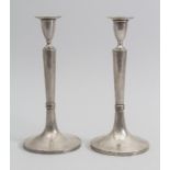 Paar Empire Kerzenleuchter / A pair of candlesticks, Johannes Stark, Gölnicbanya / Gelnica / ...