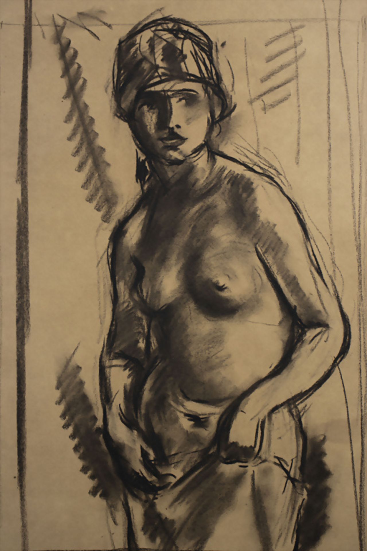 Max RAPPAPORT (1884-1924), Skizze 'Frauenakt' / A sketch of a nude - Image 4 of 5