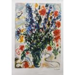 Marc CHAGALL (1887-1985), 'Les lupins bleus' / 'Die blauen Lupinen', ca. 1985