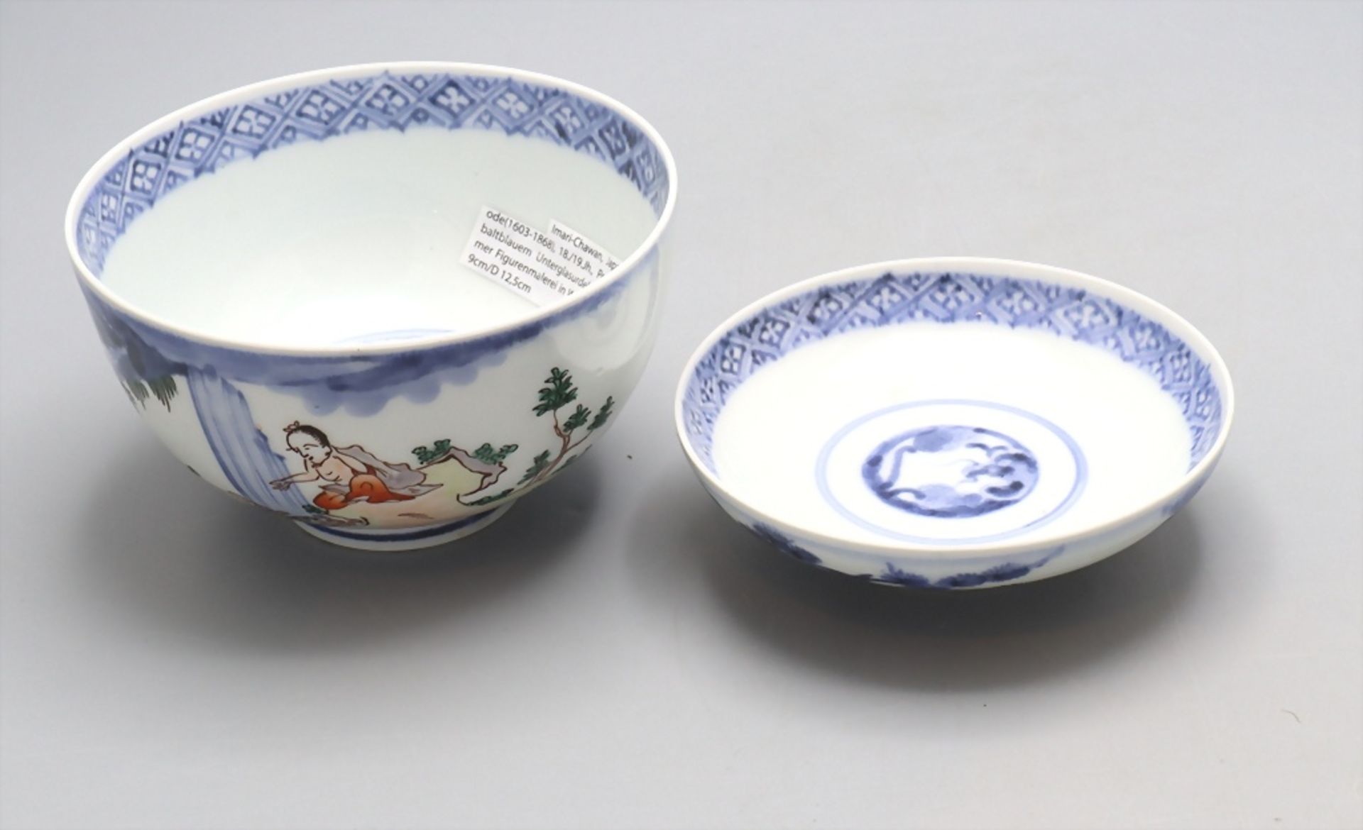 Deckelschale / A lidded bowl / Imari Chawan, Japan, Edo-Periode (1603-1868) - Bild 3 aus 8