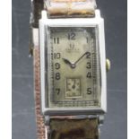 Art Déco Herrenarmbanduhr / An Art Deco men's wristwatch, Omega, Schweiz, um 1935