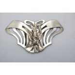 Jugendstil Gürtelschließe mit Adler / An Art Nouveau belt buckle with an eagle, Frankreich, um 1900