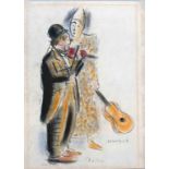 Michel ADLEN (1898-1980), 'Clowns mit Instrumenten' / 'Clowns with instruments'