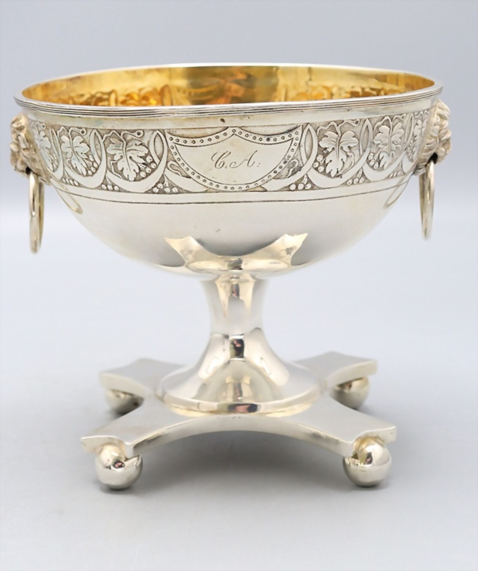 Empire Konfektschale / A Empire silver candy bowl, Kopenhagen/Copenhagen, 1790-1799 - Bild 2 aus 10