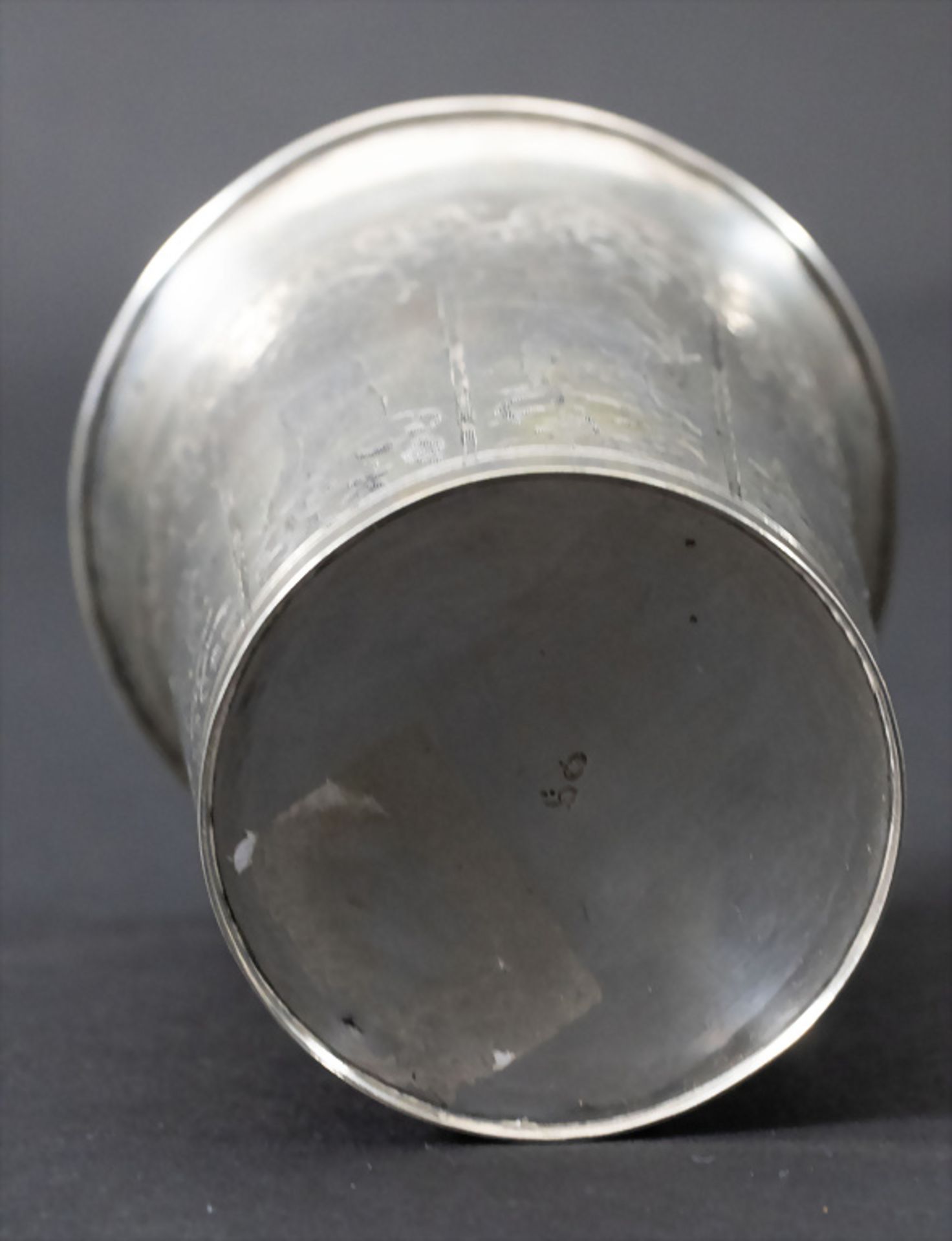 Silberbecher / A silver beaker, Warschau / Warsaw, um 1880 - Image 3 of 4