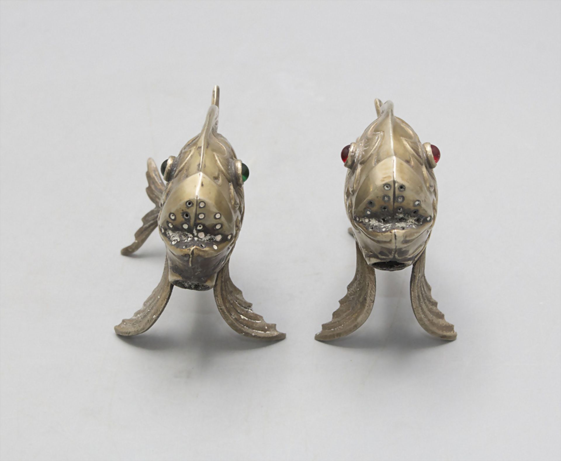 Paar Fische als Salz- und Pfefferstreuer / Two fishes as salt and pepper shakers, wohl ... - Bild 2 aus 6