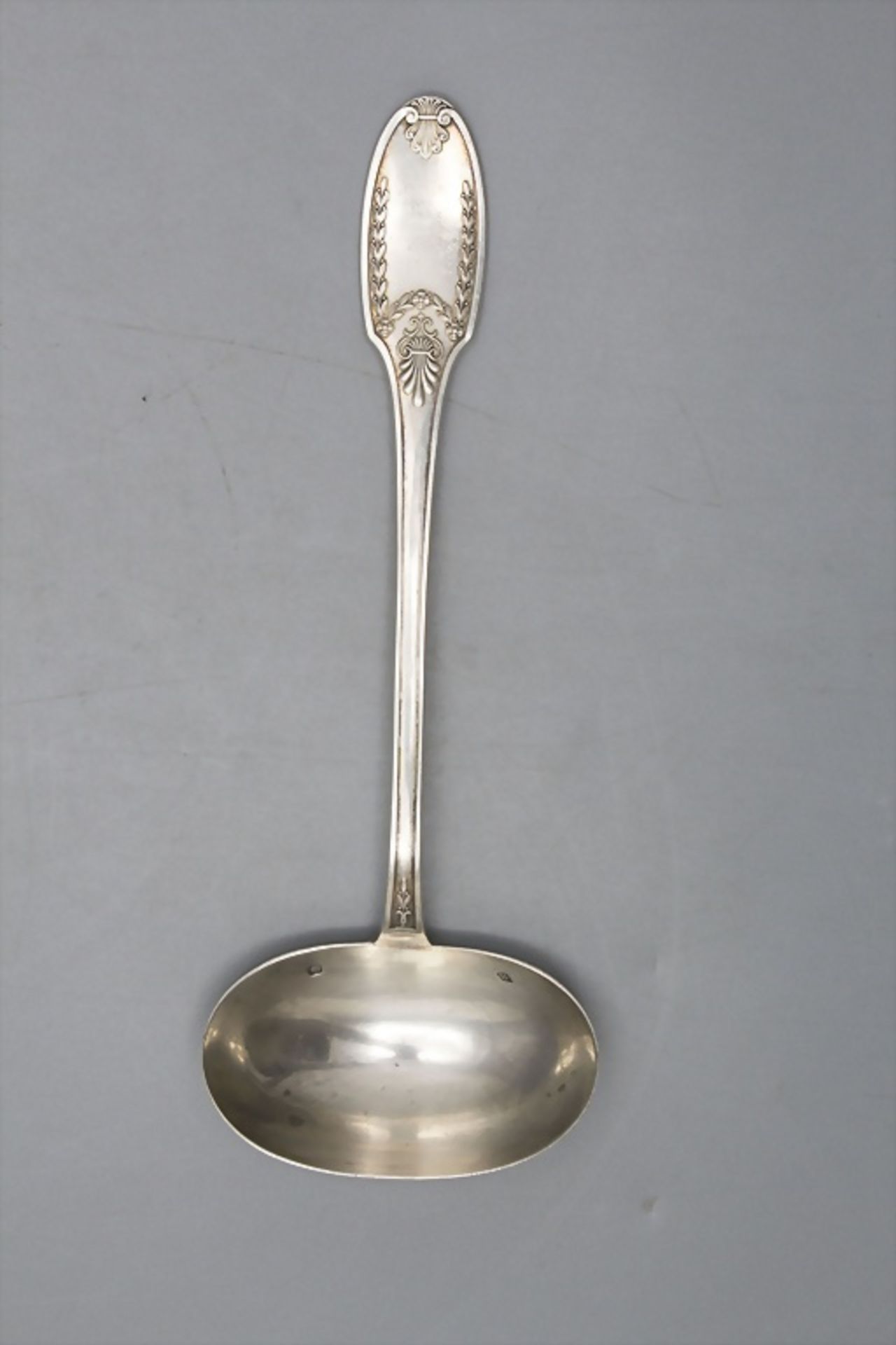 Saucenkelle / Saucenlöffel / A silver gravy ladle, Olier & Caron, Paris, um 1910