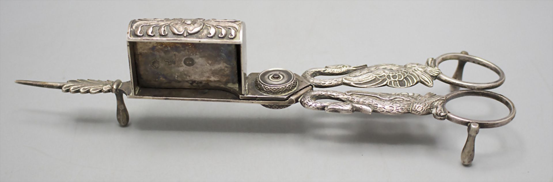 Dochtschere / Silver wick scissors, Venedig/Venice, um 1790
