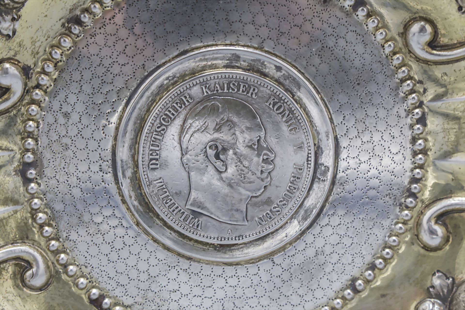 Münzschale / A coin tray, deutsch, Ende 19. / Anfang 20. Jh. - Image 2 of 4