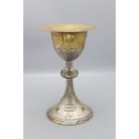 Messkelch mit Patene / A silver chalice with paten, Italien, 20. Jh.