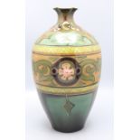 Jugendstil Ziervase / An Art Nouveau ceramic vase, Royal Bonn, um 1910