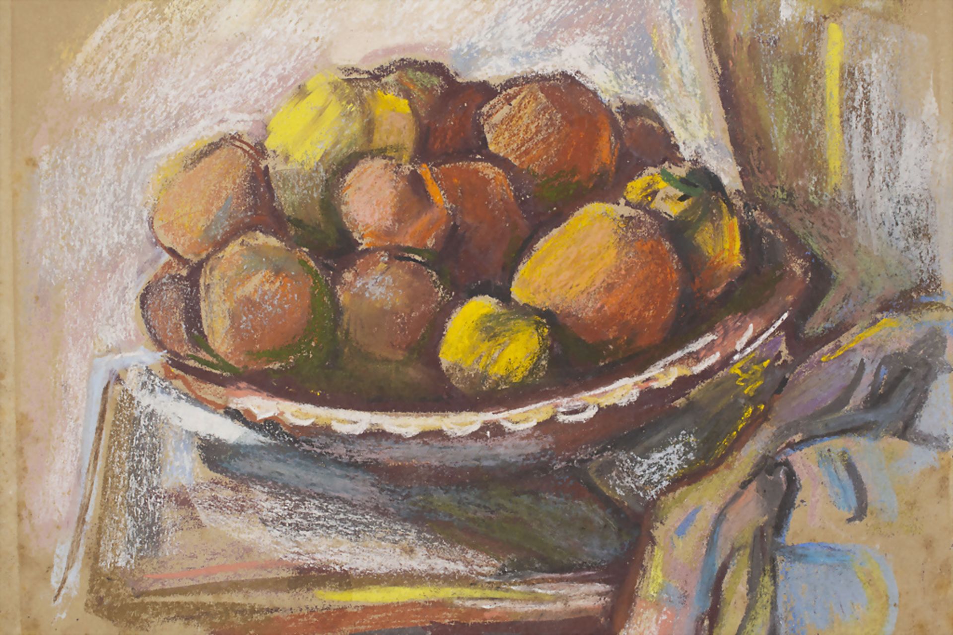 Richard ZIEGLER (1891-1992), Stillleben 'Fruchtschale' / Still life 'fruit basket', 1970 - Bild 2 aus 6