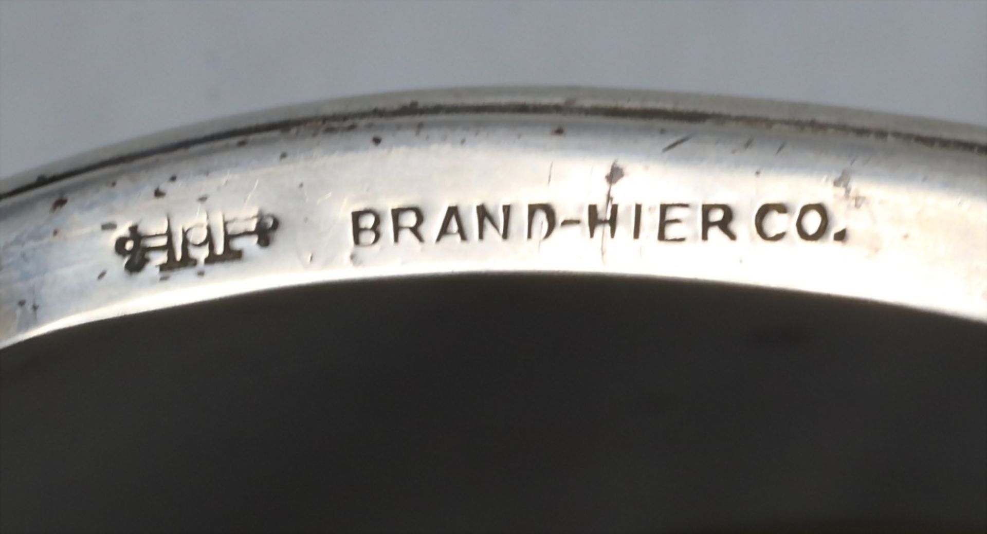 Korbschale mit Henkel / A silver basket with handle, Brand-Hier Co., USA, Anfang 20. Jh. - Image 5 of 8