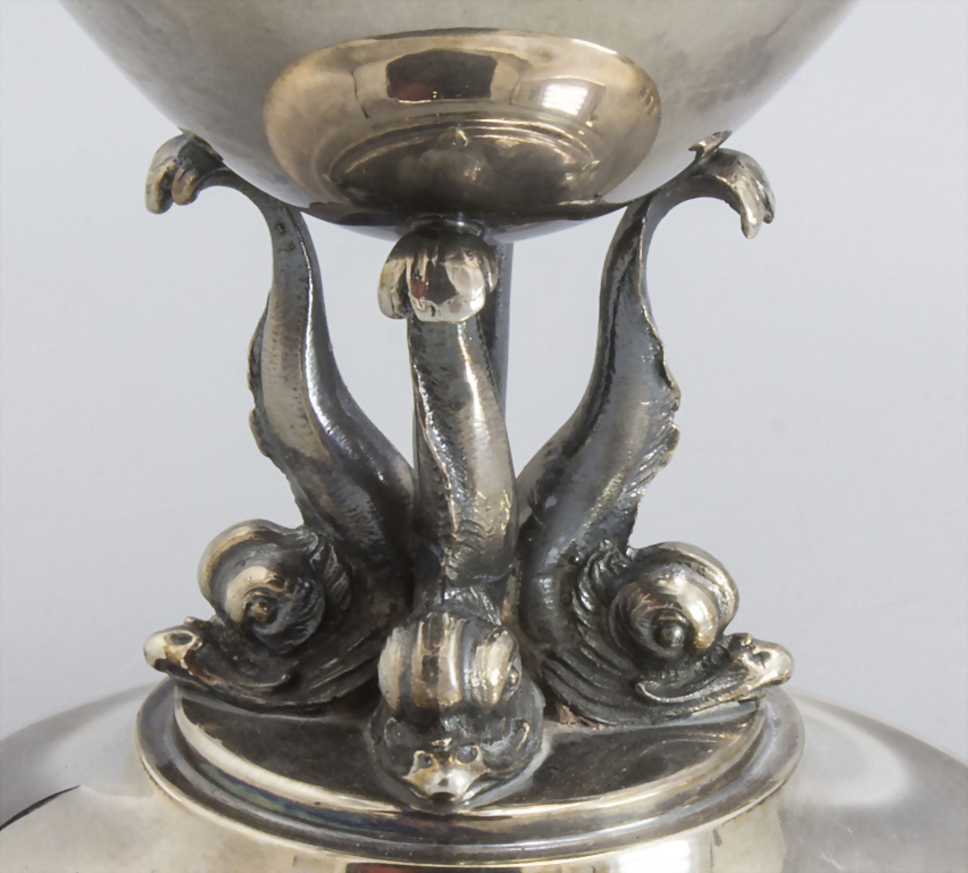 Henkelpokal / A silver cup, Wolfers Frères, Brüssel, um 1920 - Bild 6 aus 8