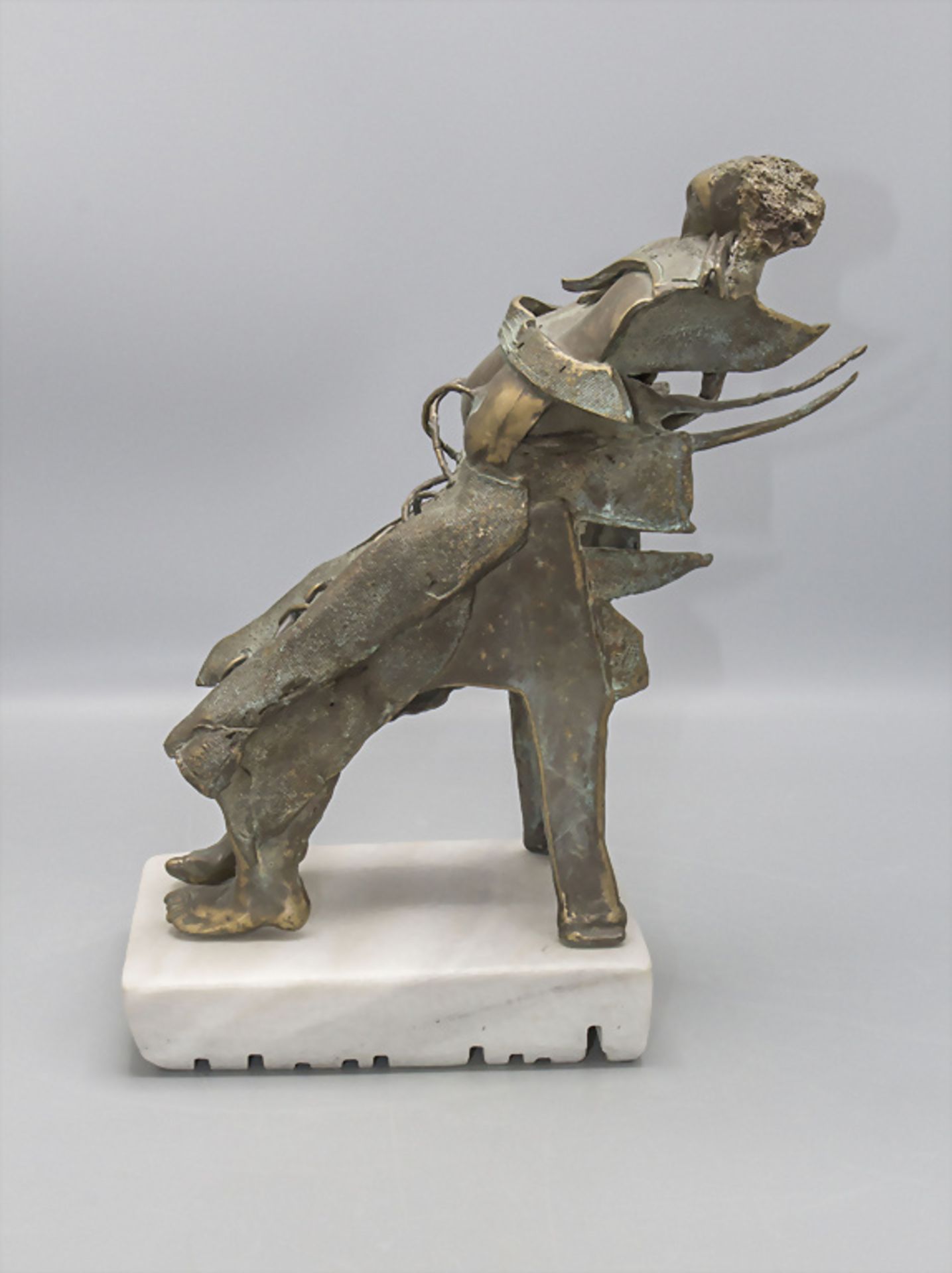Bronze Skulptur 'Sitzender Akt' / A bronze sculpture of a 'Sitting nude' - Image 3 of 8