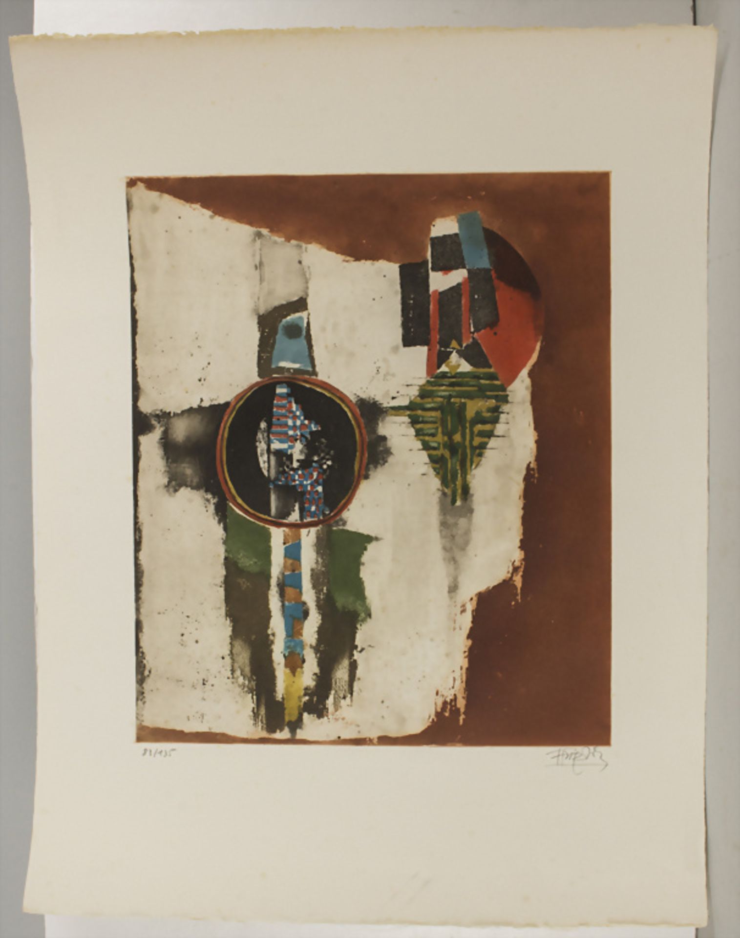 Johnny Friedländer (1912-1992), 'Abstrakte Formen' / 'Abstract shapes', 2. Hälfte 20. Jh. - Bild 2 aus 6