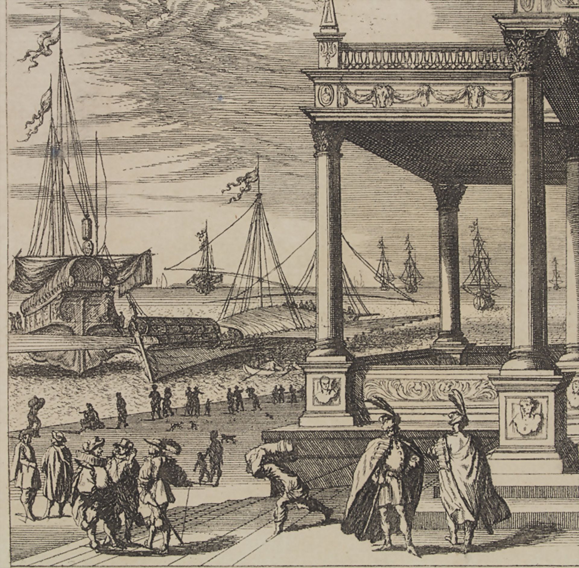 Daniel Nikolaus Chodowiecki (1726-1801) u.a., 'Scarron am Fenster' und 'Hafenszene' - Image 4 of 10