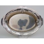 Ovale Jugendstil Silberschale / An oval Art Nouveau silver bowl, Wien / Vienna, um 1900