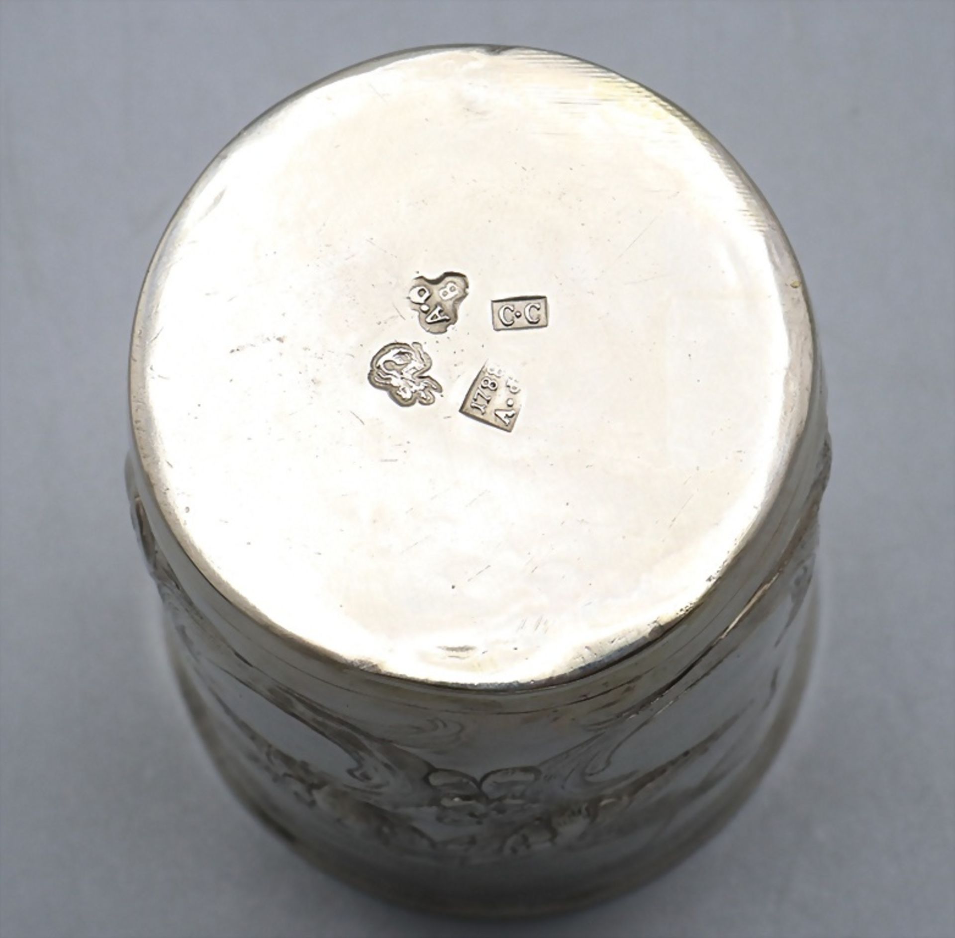 Rokoko Becher / A silver Rococo beaker, Moskau/Moscov, 1788 - Bild 7 aus 7