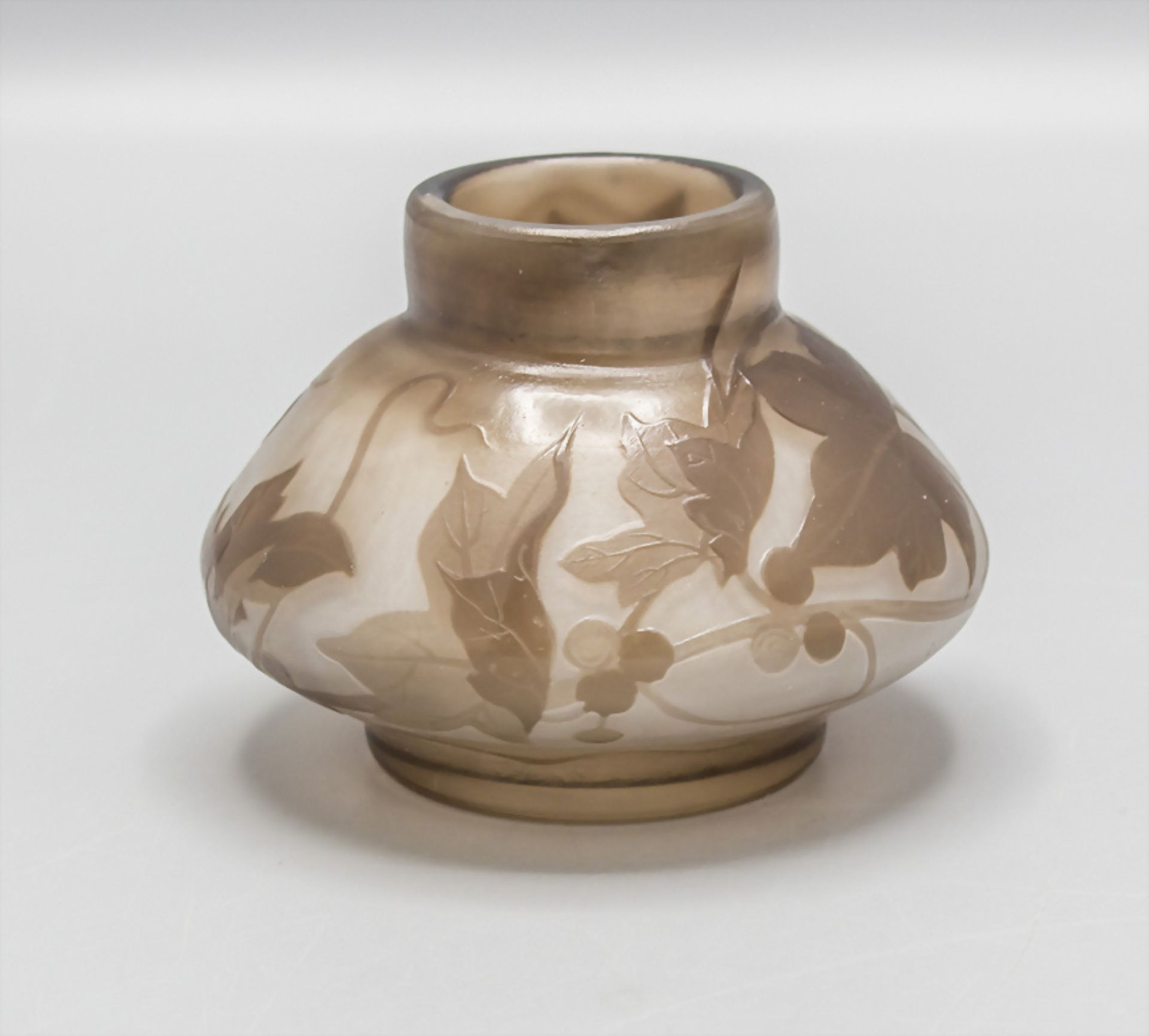 Jugendstil Vase / An Art Nouveau vase, Henri Muller, Croismare, um 1900 - Bild 3 aus 6
