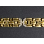 Armband in Gold mit Diamant / A bracelet in gold with diamond