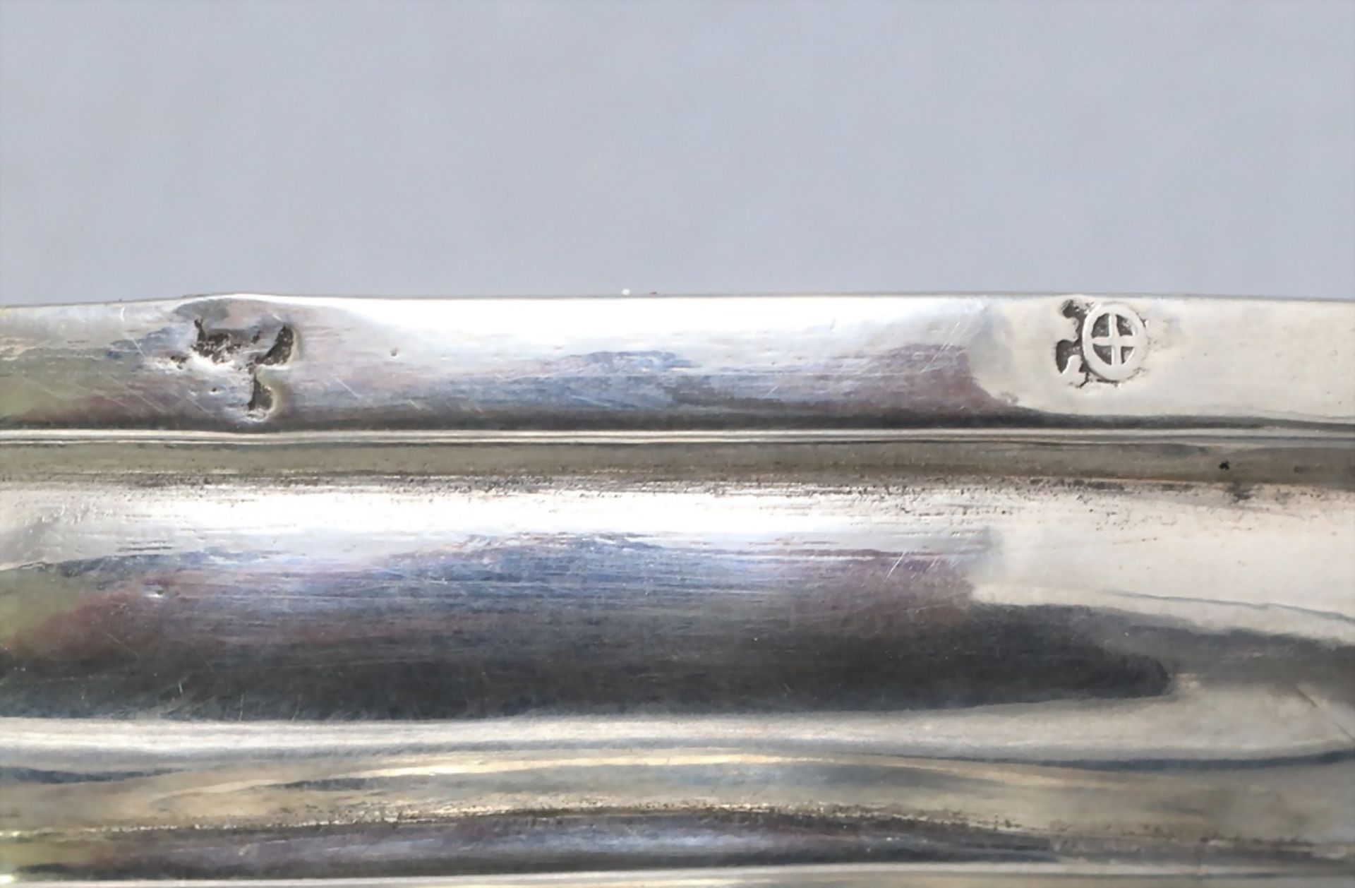 Saliere / A silver salt cellar, F. Schefler, Wien, nach 1769 - Image 7 of 8