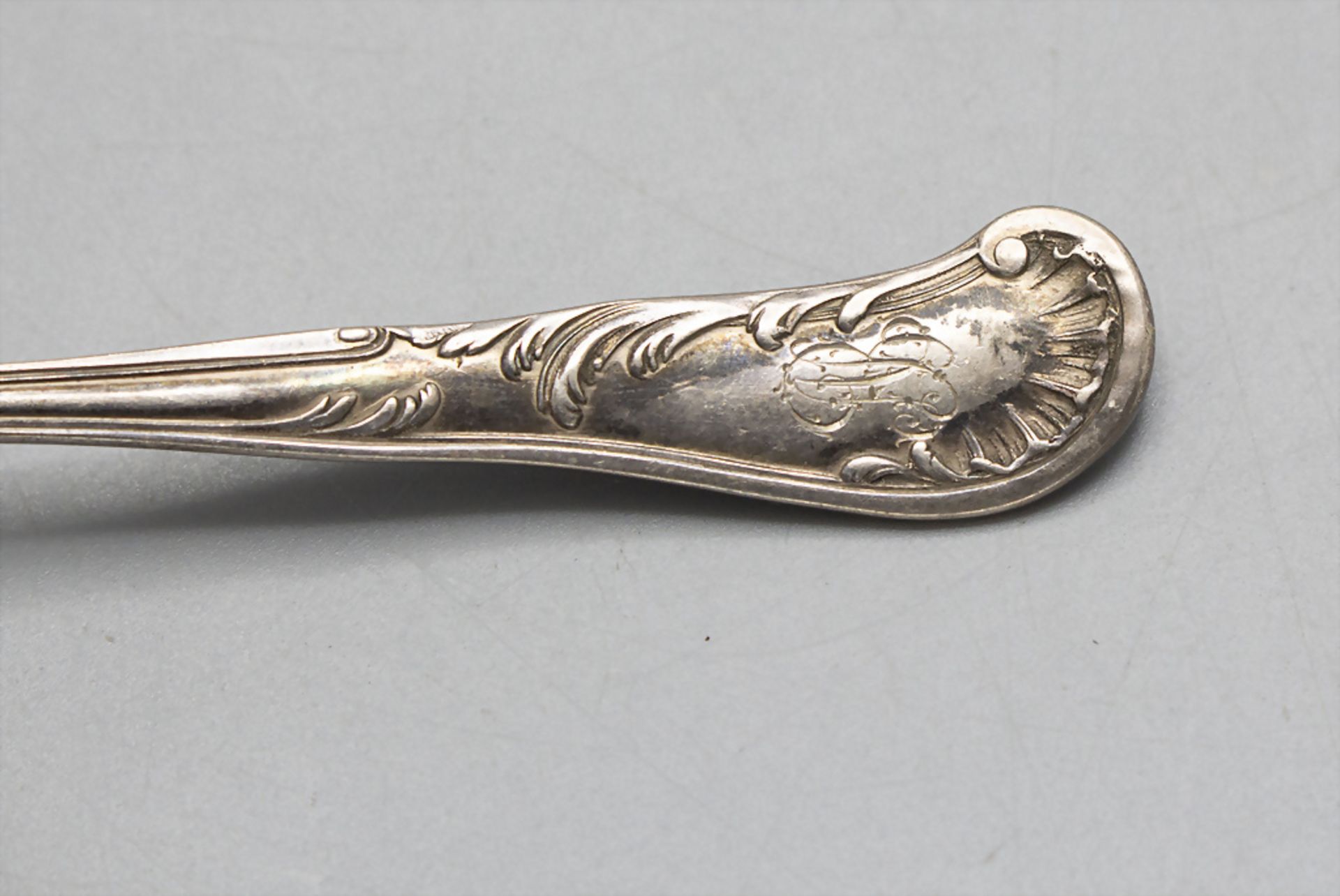 6 Teelöffel / 6 silver tea spoons, deutsch, um 1880 - Image 3 of 3