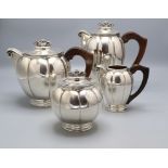 Art Déco Kaffee- und Teekern / An Art Déco silver coffee and tea set, um 1935