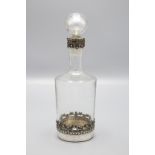 Likörkaraffe mit Silbermontur / A liqueur carafe with silver mount, Paul Cannaux & Cie., ...