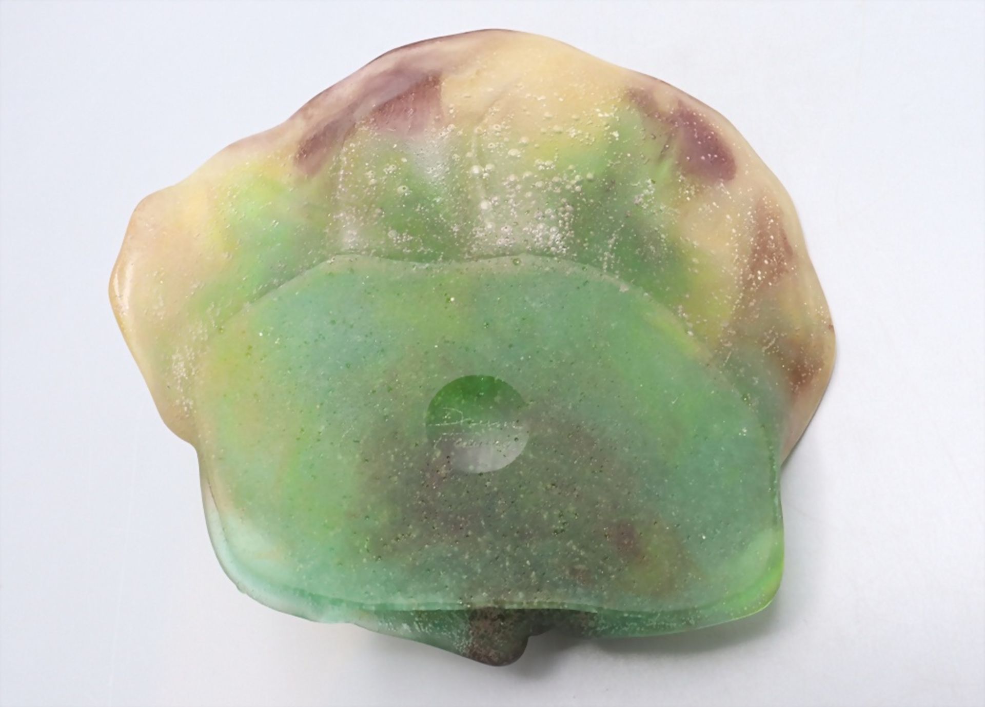 Schale mit Frosch / A bowl with a frog, Daum, um 1980 - Image 5 of 6