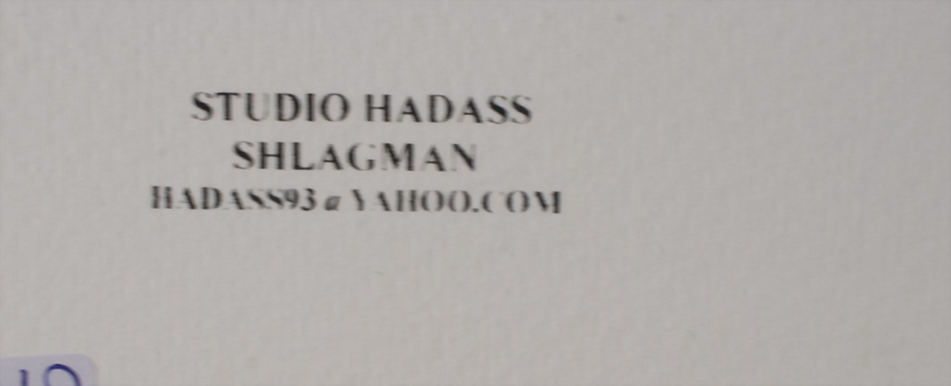 H. Shlagman (*20. Jh.), Fotografie von Salvador DALI (1904-1989), Studio Hadass - Image 6 of 6