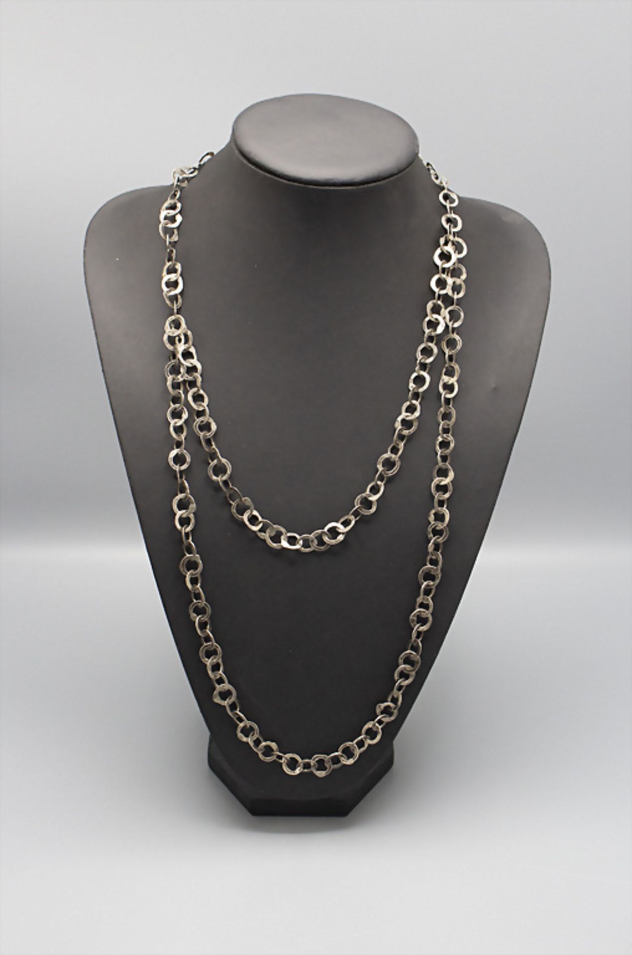 Vintage Silberkette / A vintage silver necklace, wohl 1970er Jahre