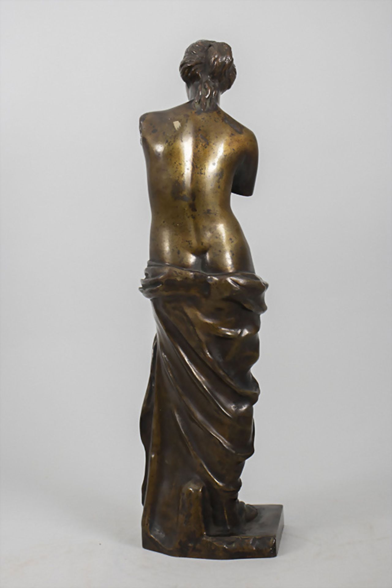 Bronzeplastik 'Venus von Milo', Göttin Aphrodite, Frankreich, 19. Jh. - Image 4 of 7