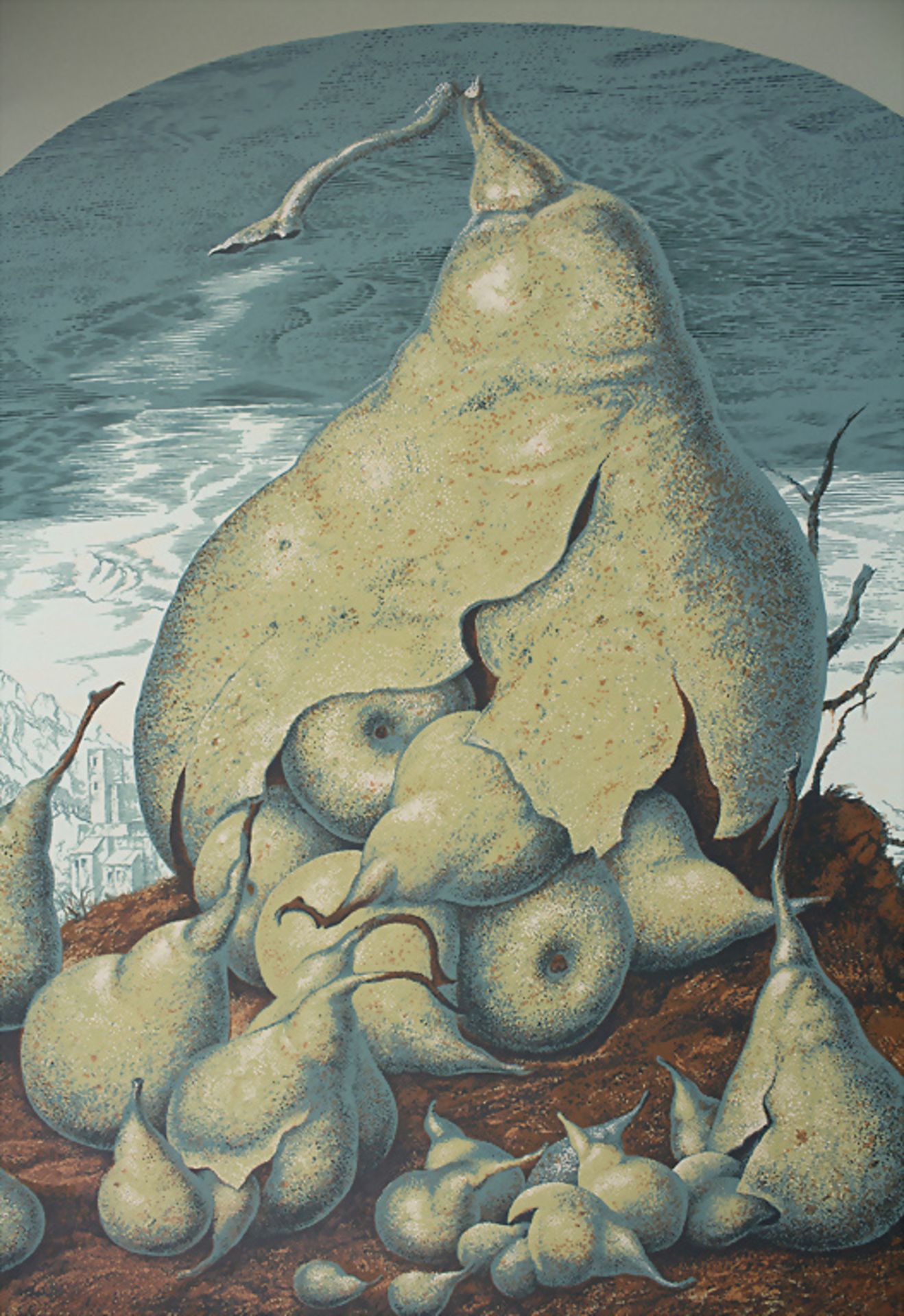 Samuel BAK (*1933), 'Birnen' / 'Pears', 1970er Jahre