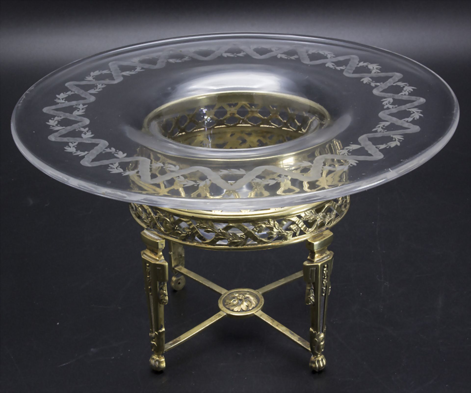 Konfektschale / A silver candy bowl, J. Risler, Paris, 19. Jh.