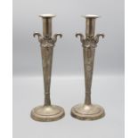 Paar Empire Kerzenleuchter / A pair of silver candlesticks, Siegmund Christeiner, Augsburg, um 1816