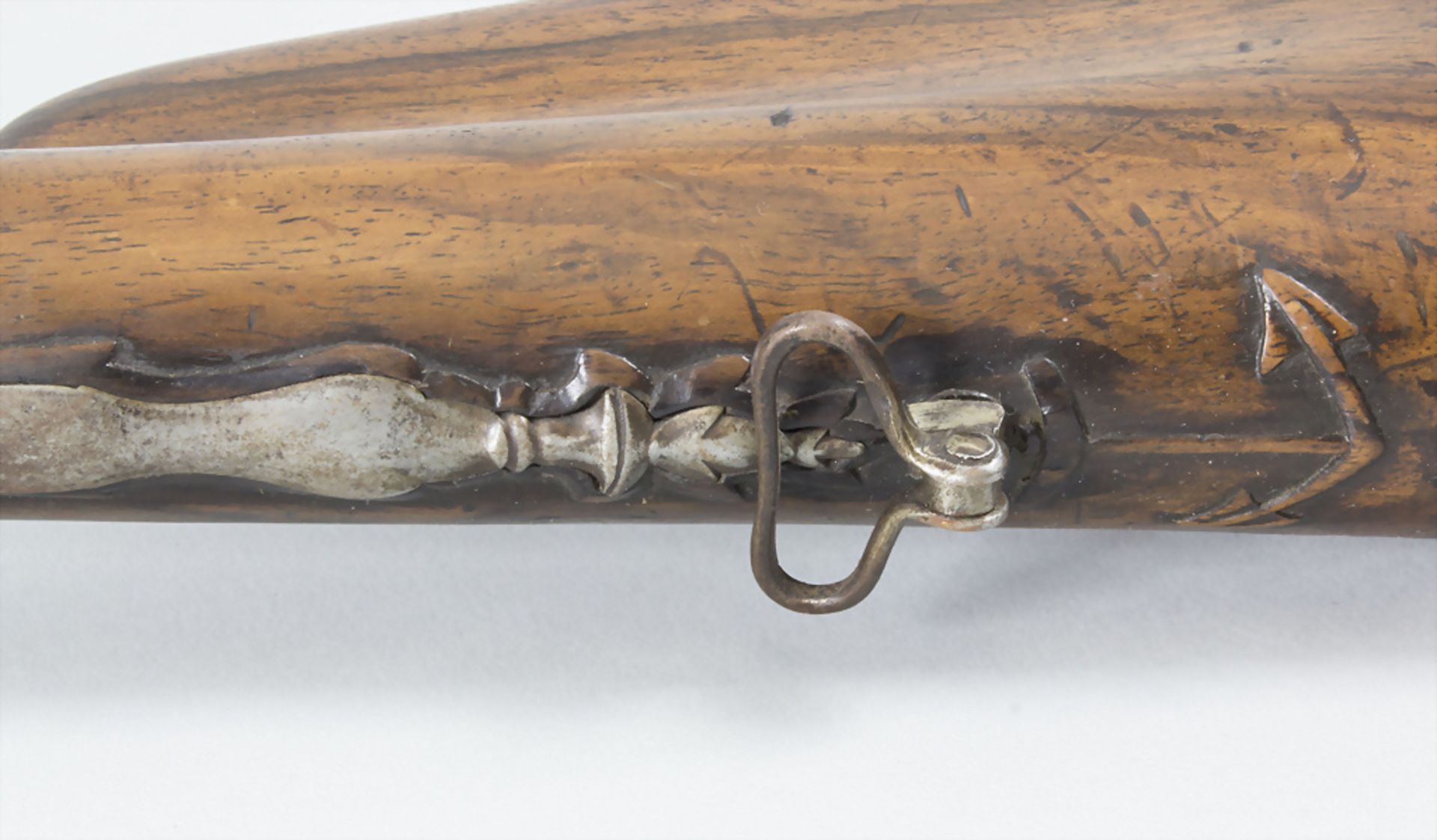 Steinschlossgewehr Vorderlader / A flintlock rifle, 'P. Bertrand aux Sables', Frankreich, 18. Jh. - Image 9 of 15