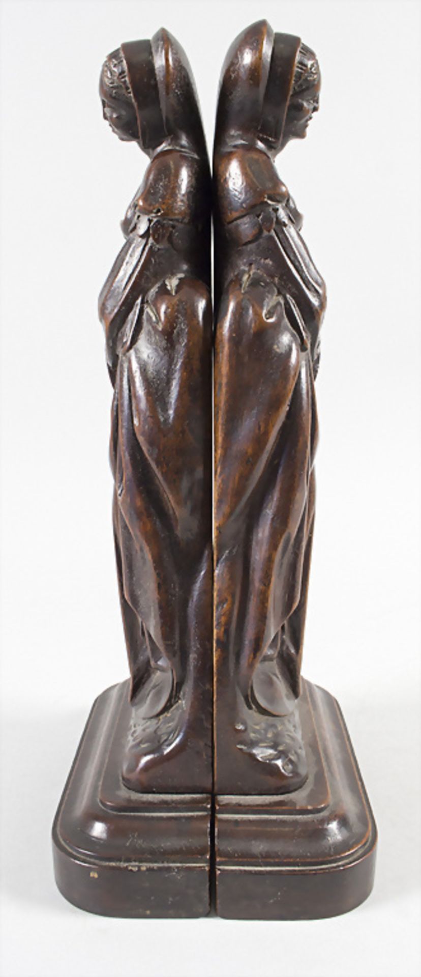 Paar Renaissance Skulpturen / A pair of Renaissance wooden sculptures, wohl 16. Jh. - Image 5 of 6