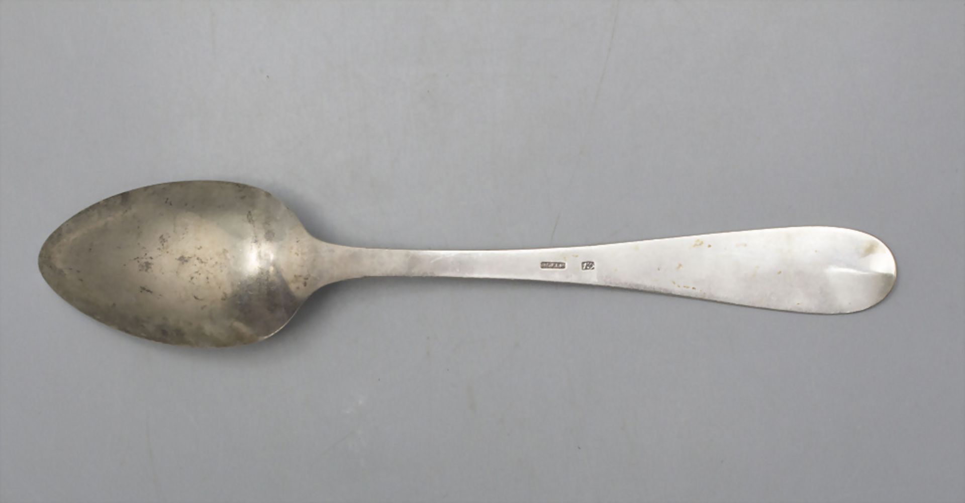 Biedermeier Löffel / A silver spoon, Josef B. Hofer, Rottweil, um 1850 - Bild 3 aus 4