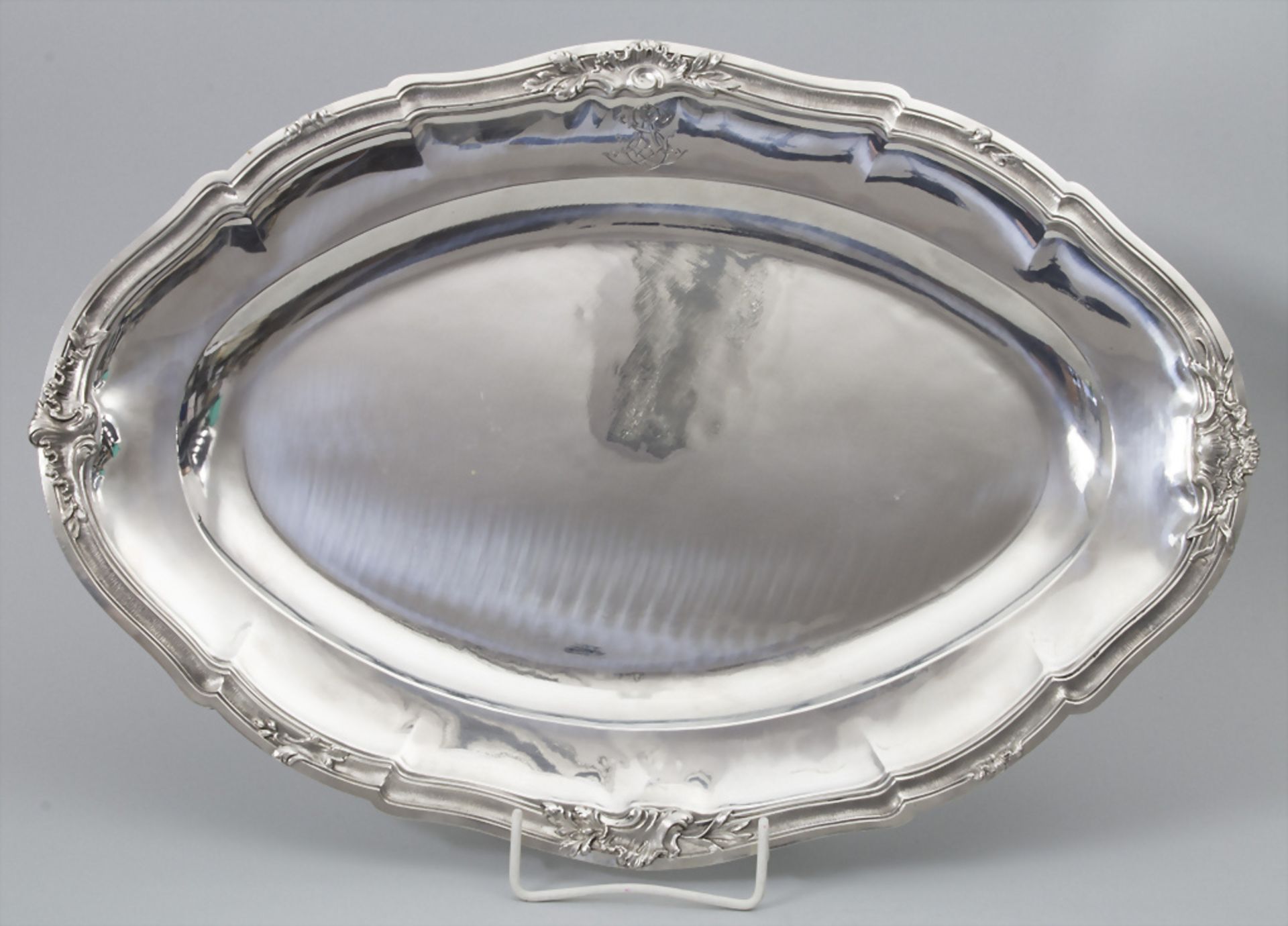 Tablett / A silver tray, Jean Baptist Harleux, Paris, um 1870