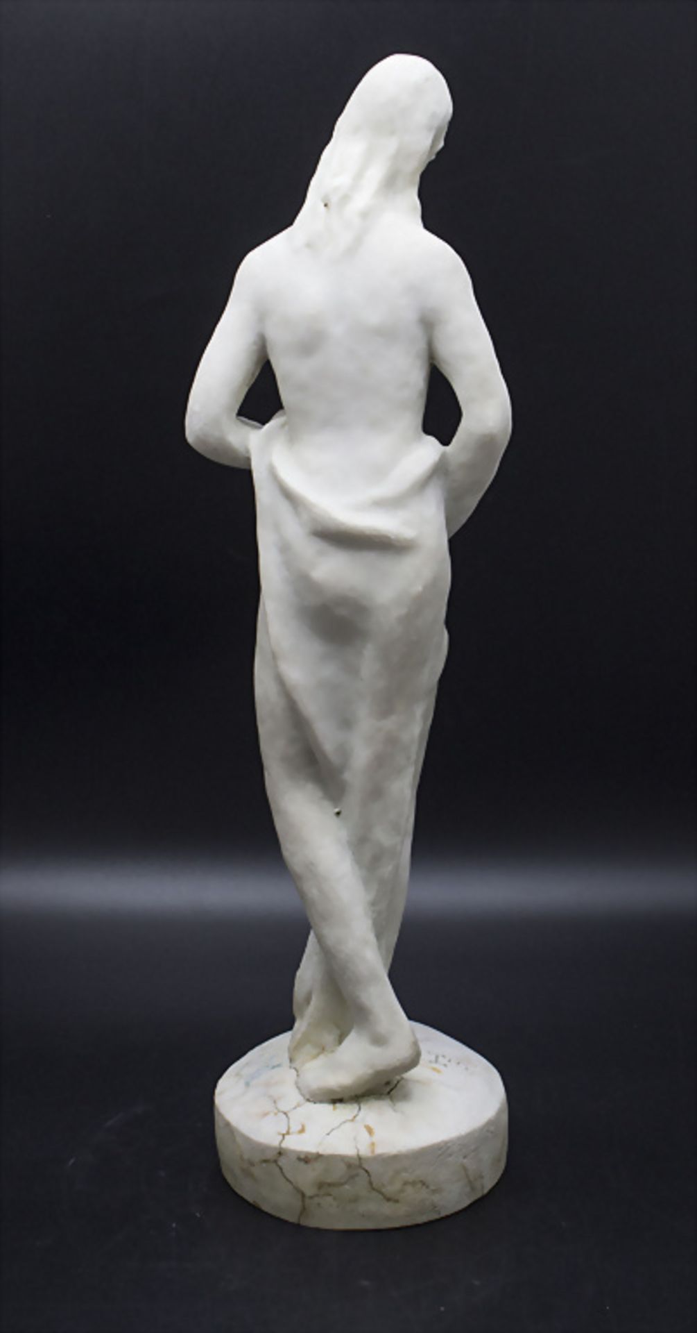 Art Déco Skulptur einer jungen Frau / An Art Deco sculpture of a young woman, um 1920/30 - Bild 4 aus 7